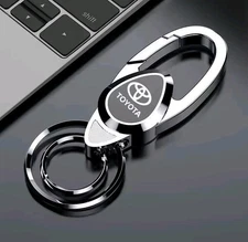 Toyota Premium Metal Keychain Key Ring Car Logo Accessory Gift