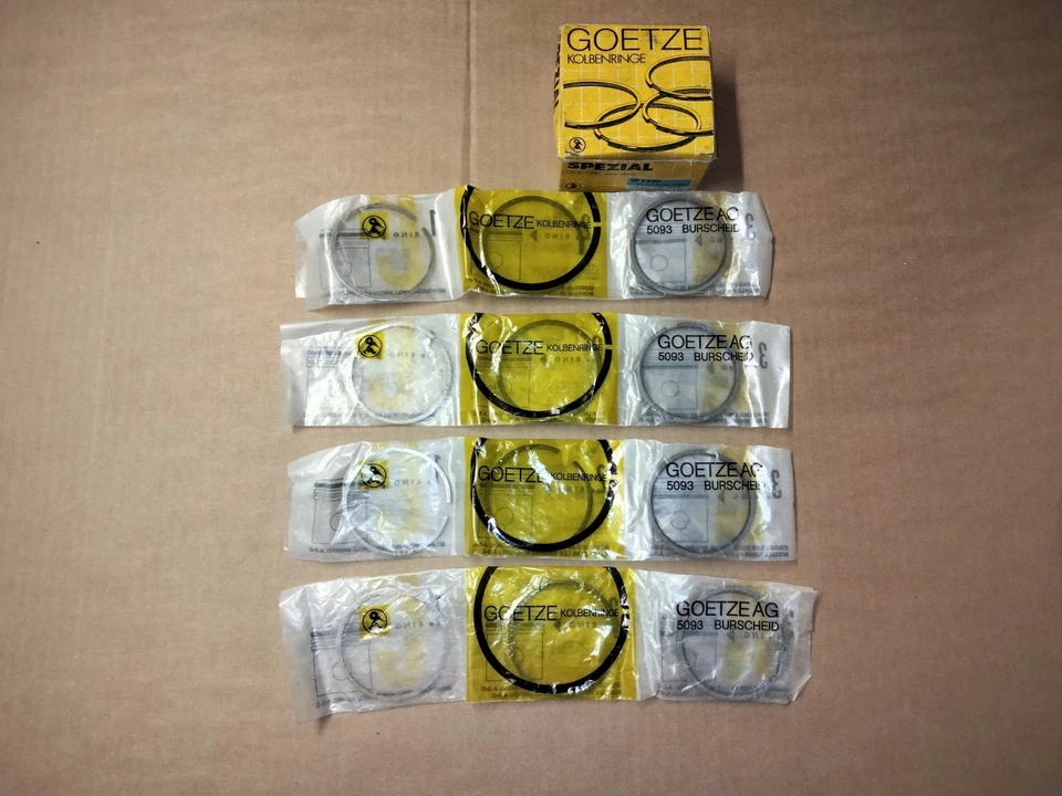 Fasce Elastiche Goetze Per Fiat 850/127/Panda/Uno45-s/ Autobianchi A112 903cc - Immagine 3 di 4