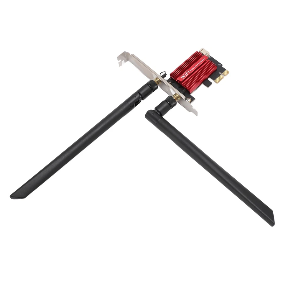 WiFi 7 Card 2.4G 574Mbps 5G 2400Mbps 6G 5800Mbps BT 5.4 MU MIMO PCIEx1 WPA4 BE20 - Image 4 of 4