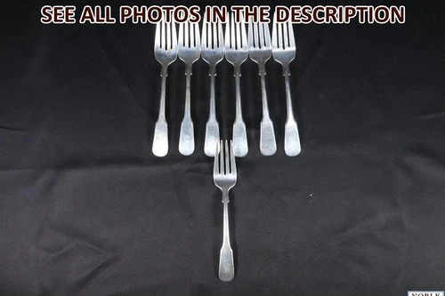 Vintage 925 Sterling International Silver Flatware 7- Dessert Fork Lot 11.85 oz