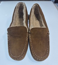 Koolaburra by UGG Womens Sz 11 Brown Suede Moccasin Slip On NEW No Box