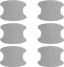 16 Pcs Car Door Handle Cup Protector Sticker, Anti Scratch Car D Color: Sliver
