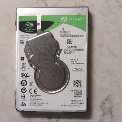 Seagate Barracuda 1TB 2.5'' SATA 5400RPM Internal Laptop HDD ST1000LM048