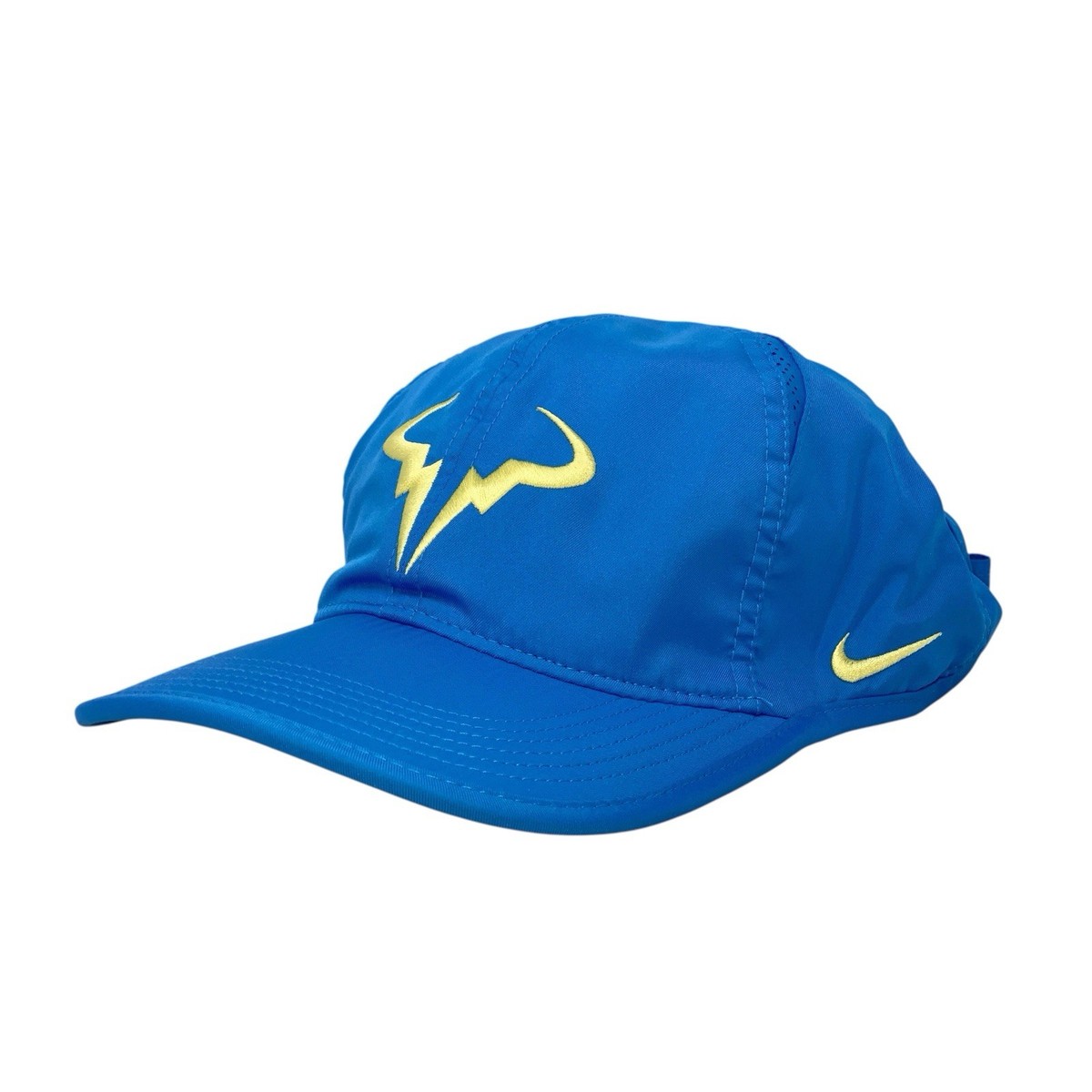 Nike Rafa Nadal DriFit Club Cap Lightweight Blue Tennis Hat, Size
