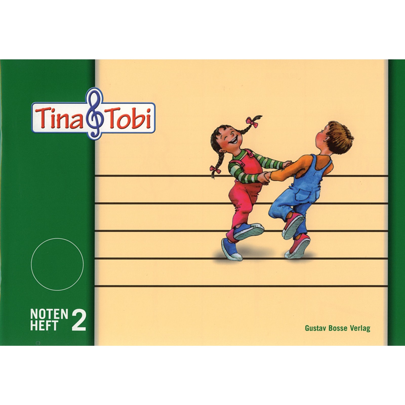 BosseVerlag Tina + Tobi, Notenheft 2 Notenschreibheft 2. Halbjahr -