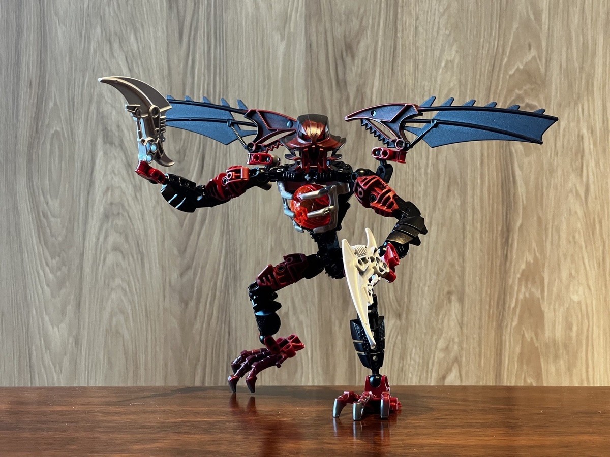 Minoaka☆ブラック×レッド Lego Bionicle Phantoka Makuta of 3 100% Complete | eBay