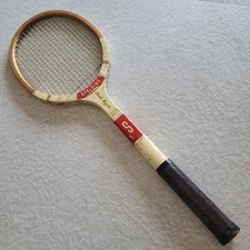Spalding Pancho Gonzales Signature Wooden Tennis Racket Vintage Made In USA