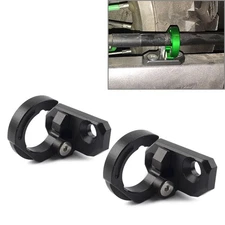 Rear Brake Hose Clamp Swingarm Cable Line Holder Black For Kawasaki KX 85 125