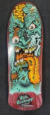 9.9in Rob Roskopp Face Two Reissue Santa Cruz Skateboard Deck