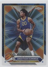 2023-24 Topps Chrome Blue Basketball Refractor Jonathan Kuminga #122 0j53