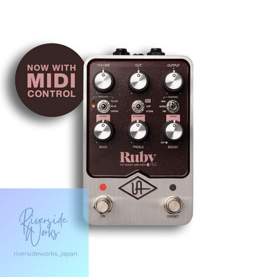 Universal Audio UAFX Ruby '63 Top Boost Verstärker authentisches japanisches ...