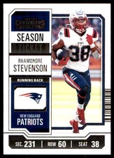 Rhamondre Stevenson 2023 Panini Contenders #71 Patriots NFL READ FREE SHIPPING