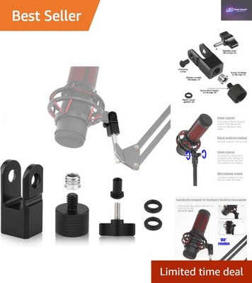 Robuster Mikrofonhalterung Adapter für HyperX Quadcast - 3/8'' & 1/4'' kompatibel
