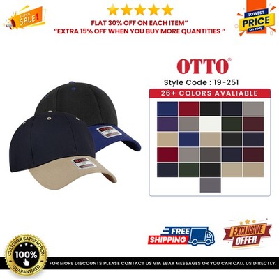 OTTO CAP 19-251 Unisex 6 Panel Low Profile Baseball Hat | eBay
