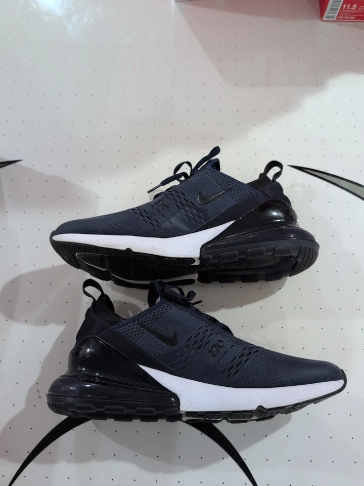 Talla 11.5 - Nike Air Max 270 Midnight Navy Negro Foto 3 de 4