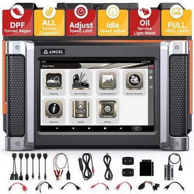 ANCEL HD8000 Heavy Duty Truck Diagnostic Scanner DPF For Cummins Detroit Hino UD
