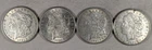 LOT OF 4 1921 P MORGAN SILVER DOLLARS #92