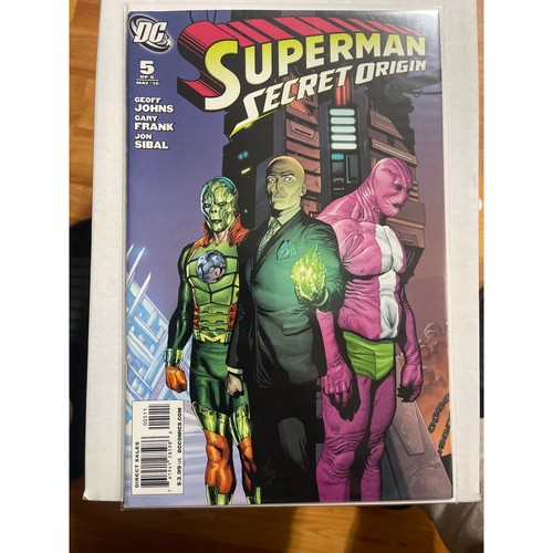 Superman Secret Origin 5 Comic Book Geoff Johns Gary Frank May 2010 DC Comics