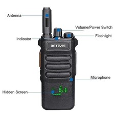 RETEVIS RT86/RT86B Long-Range Two Way Radio For Professionals, Security Guards