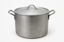 Catering-Grade Aluminium Cooking Pot with Lid – Very Good Condition