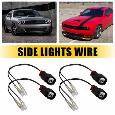 1/2xSide Marker Light Plug Wire Harness Fit 2015-2024 Dodge Challenger Cables
