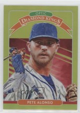 2020 Panini Donruss Optic Diamond Kings Retail Lime Green Prizm Pete Alonso 0f4