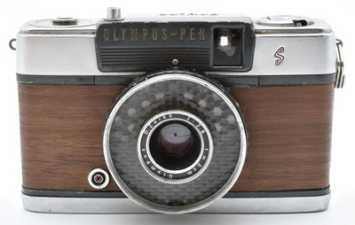 ▶️ [ Exc ] Olympus PEN EE Wood Grain 35mm Film Camera Half Frame