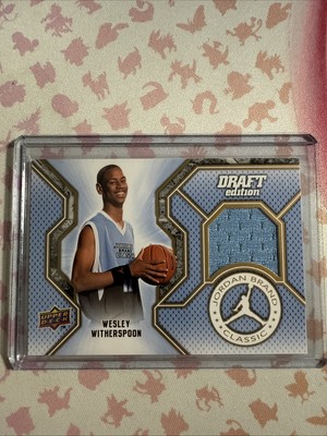 2009 Upper Deck Draft Edition Wesley Witherspoon Jersey JC-WE