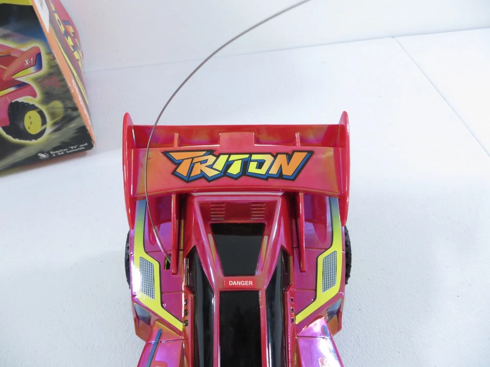 Vintage Radio Shack Triton X-1 Remote Controlled RC Car W/ Box TESTED WORKING - Image 4 of 4