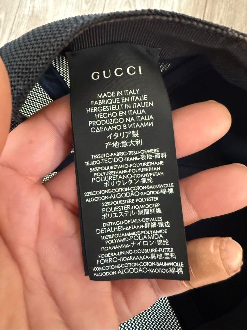 GUCCI GG Pattern Snake Design Hat - image 8