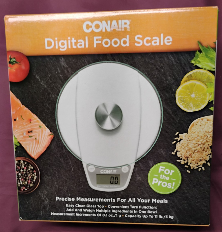 Conair Digital Food Scale - 11 Pound Capacity - Model CNF130