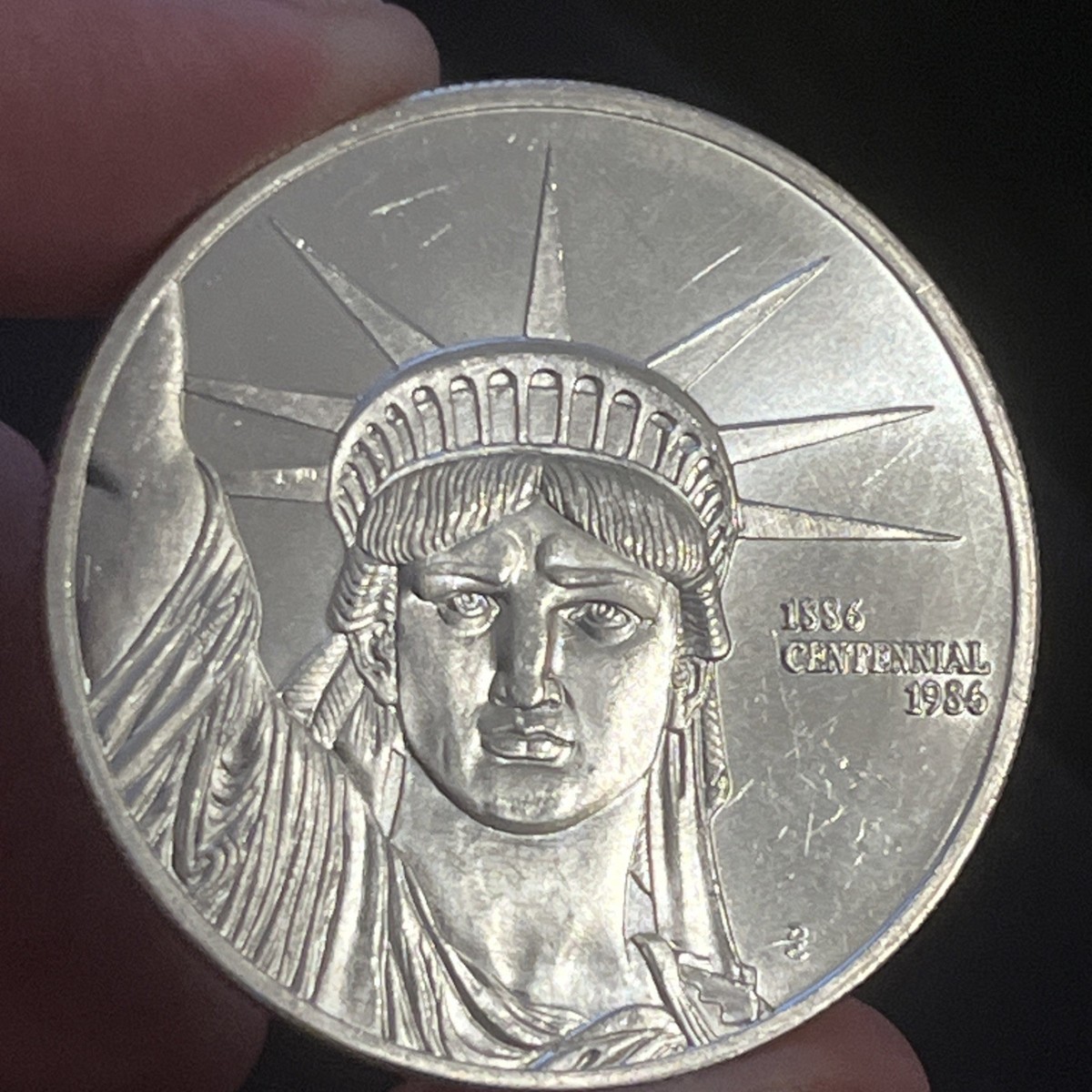 1986 Engelhard MTB 1 oz Liberty Trade Silver Round .999 Fine | eBay