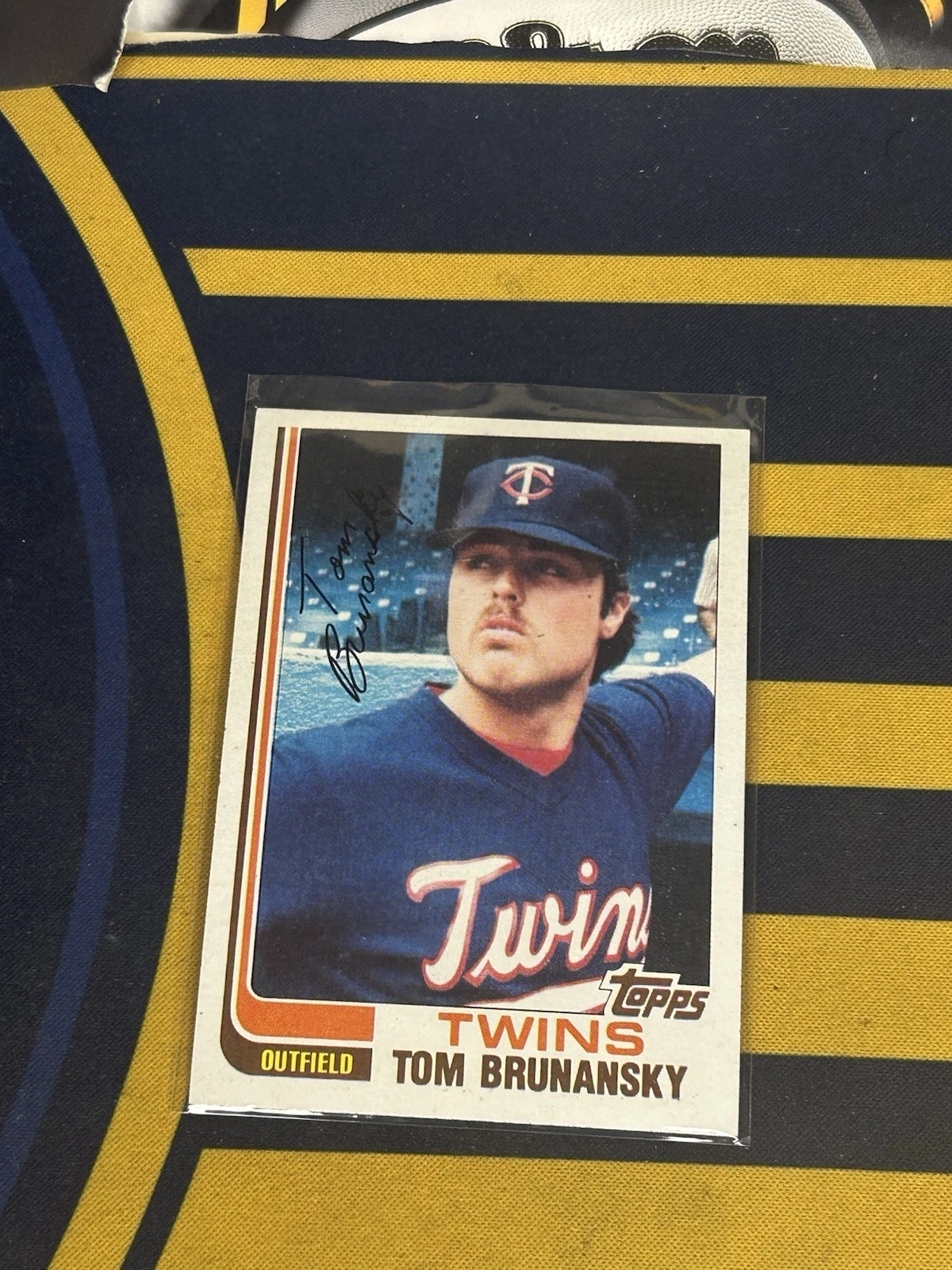 Tom Brunansky trading card