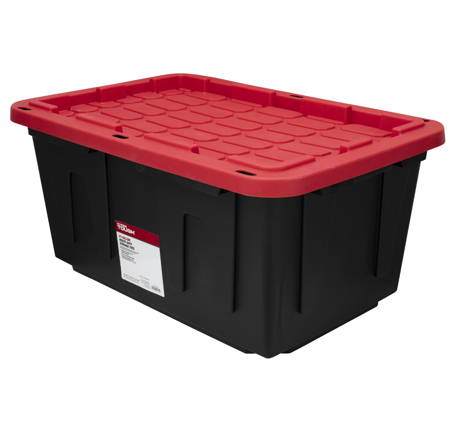 (2 Pack) Large Storage Bin, 27 Gallon Plastic Storage Container with Snap-On Lid