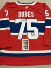 JSA COA JAKUB DOBES Signed Autographed Montreal Canadiens Hockey Jersey