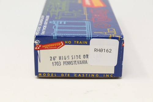 HO Roundhouse 1703 26' High Side Ore Car Pennsylvania PRR 14010 RTR - Picture 9 of 9