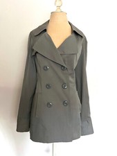 Gray Trench Rain Jacket Vertico Paris Small