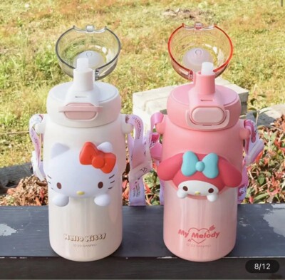 My Melody Sanrio Thermos 16oz Insulated Steel Kawaii Water Bottle