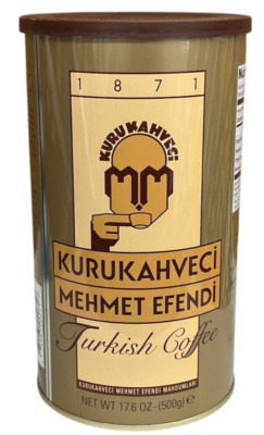Kurukahveci Mehmet Efendi Turkish Coffee 100% Pure Fine Grounded Coffee 17.6 oz