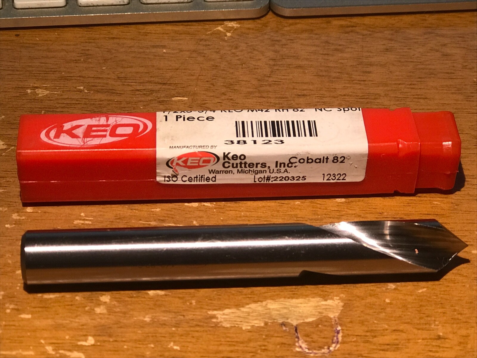 KEO Cutters 82* M42 Cobalt 1/2” Spotting Drill USA Melin eBay