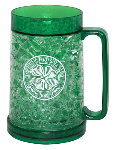Celtic FC Freezer Mug Tankard Plastic Pint Glass - Coloured Official License