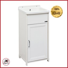 Mobile Lavatoio Lavanderia 40 da Esterno con Vasca in Resina Resistente ad Acidi