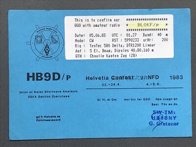 QSL-Karte Funkerkarte Amateur Card --- OA1 * 59