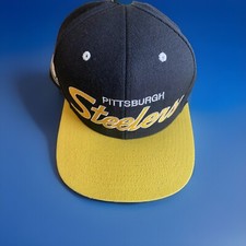 Pittsburgh Steelers Snapback Hat Mitchell & N...
