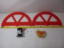 LeapFrog Leap's Phonics Railroad Alphabet Train Part Signs  Bridge Rail Beam