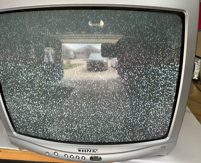 Vintage 2004 Citizen JCTV1972 19'' CRT TV Front Inputs -Retro Gaming NES N64 Sega