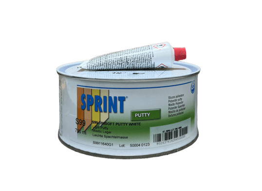 STUCCO UNISOFT ICR SPRINT  BIANCO S99 PROFESS. 1,2KG + CATALIZZATORE 750ML