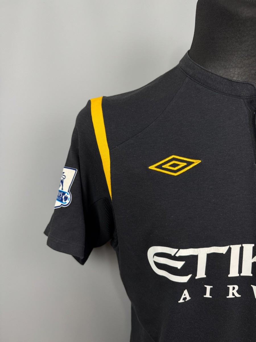 MANCHESTER CITY 2009 2010 AWAY SHIRT FOOTBALL SOCCER JERSEY