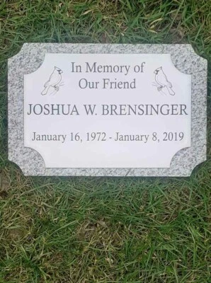 CCONLINEPRODUCTS Personalised Grave Marker Flat Grass Grave Stone Flat Cemetery Stone Headstone