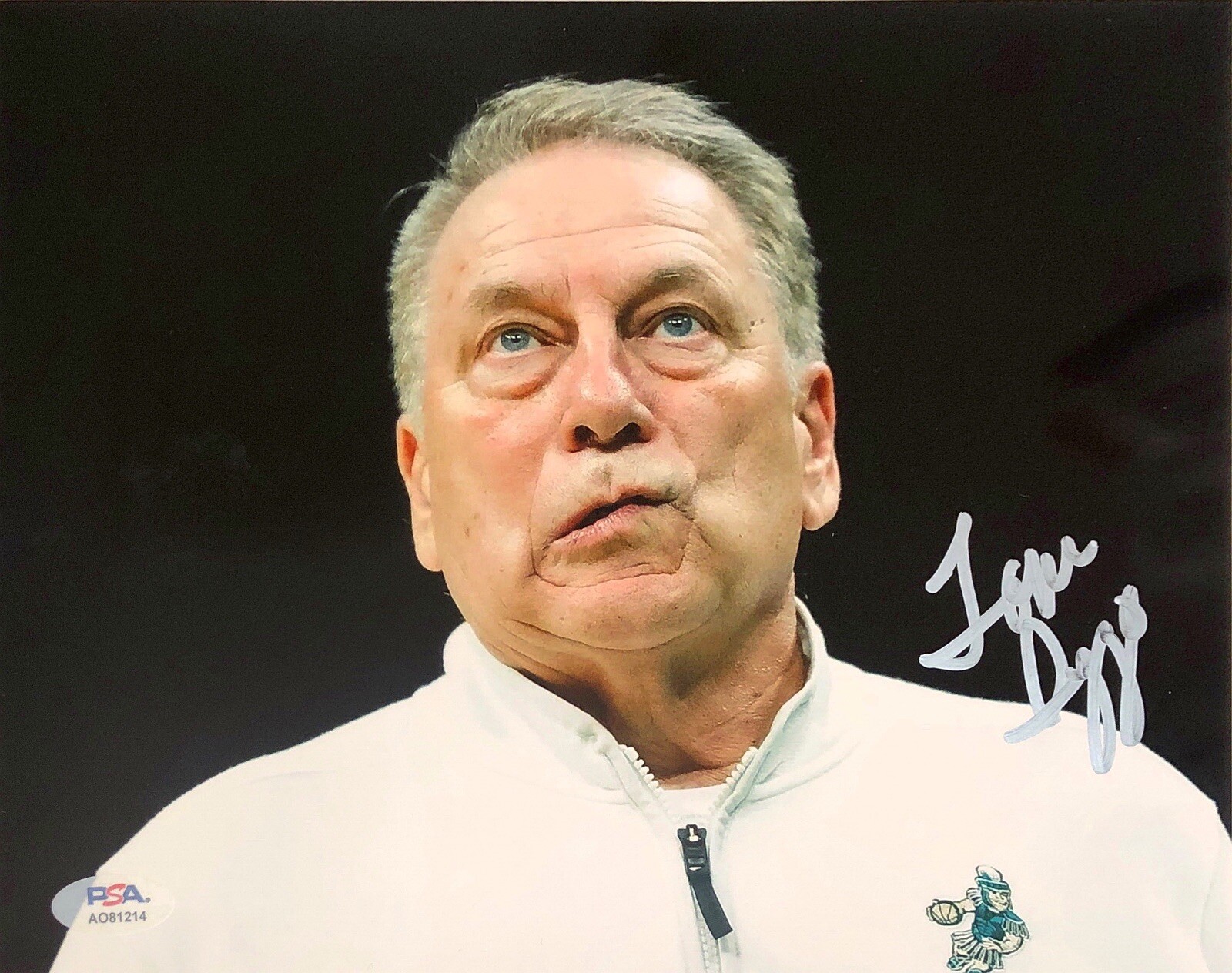 Tom Izzo Autographed Signed Michigan State Spartans MSU 8X10 PHOTO PSA/DNA COA 